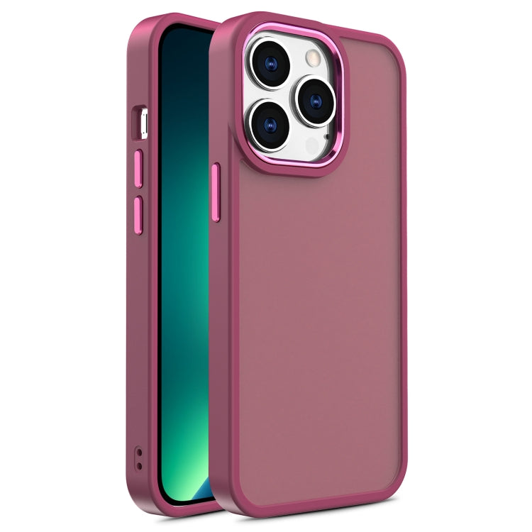 For iPhone 13 Pro Shield Skin Feel PC + TPU Phone Case