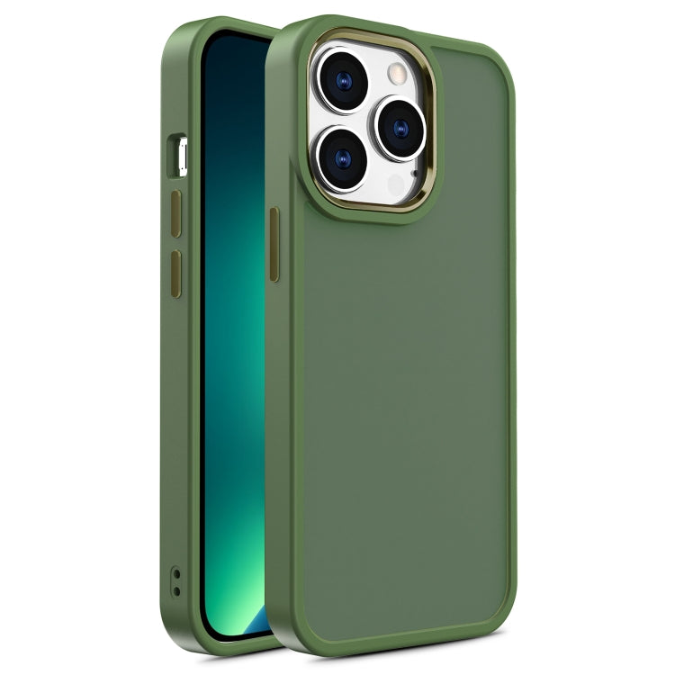 For iPhone 13 Pro Max Shield Skin Feel PC + TPU Phone Case