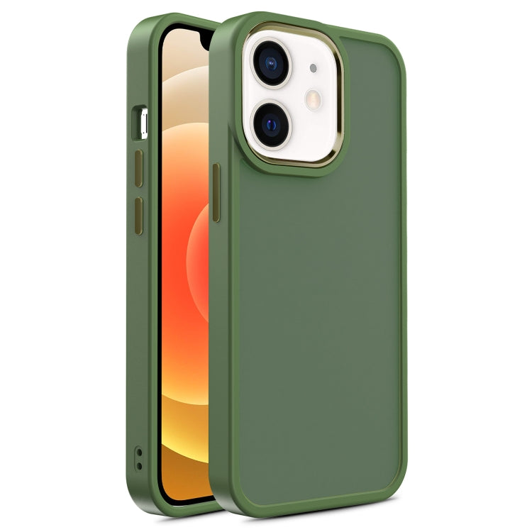 For iPhone 12 / 12 Pro Shield Skin Feel PC + TPU Phone Case