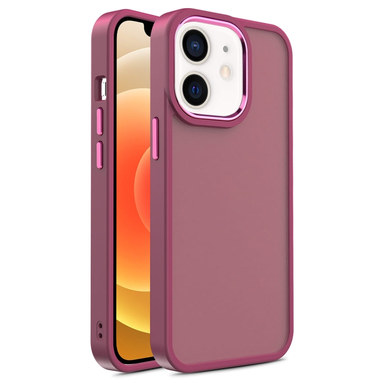 For iPhone 12 / 12 Pro Shield Skin Feel PC + TPU Phone Case