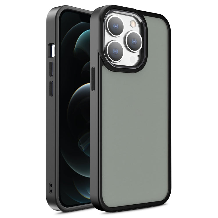 For iPhone 12 Pro Max Shield Skin Feel PC + TPU Phone Case