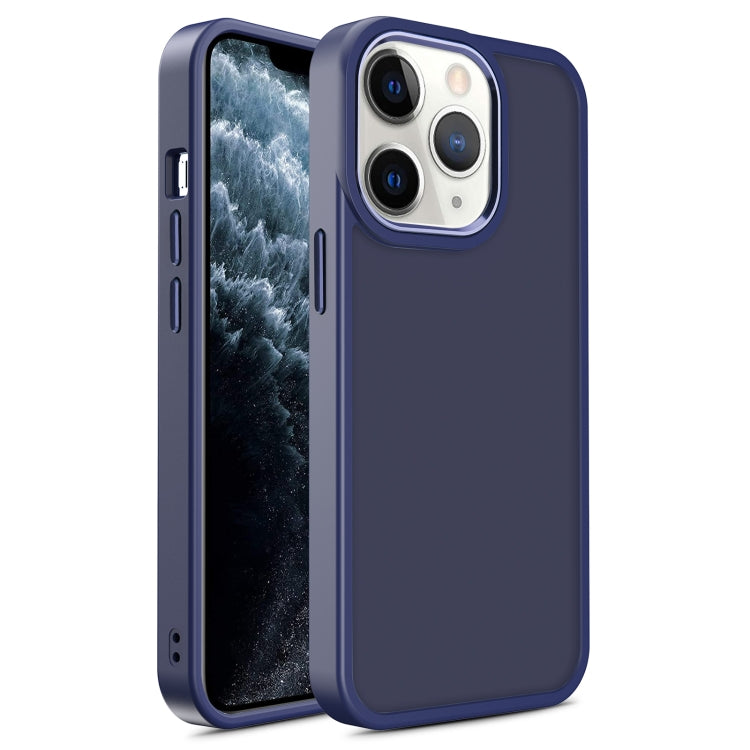 For iPhone 11 Pro Max Shield Skin Feel PC + TPU Phone Case
