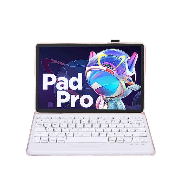 AM18-B Bluetooth Keyboard Leather Case For Lenovo XiaoXin Pad Pro 2022 11.2 inch
