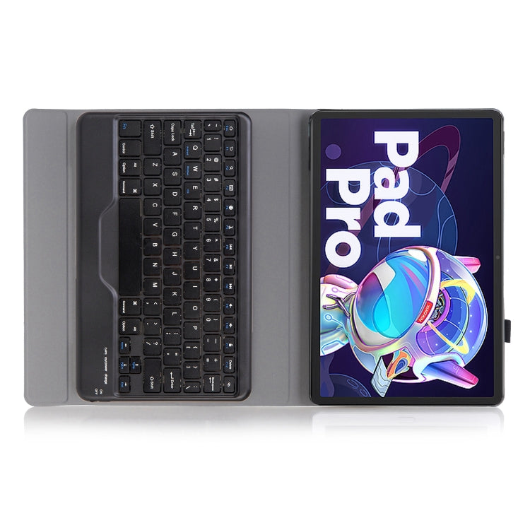 AM18-B Bluetooth Keyboard Leather Case For Lenovo XiaoXin Pad Pro 2022 11.2 inch