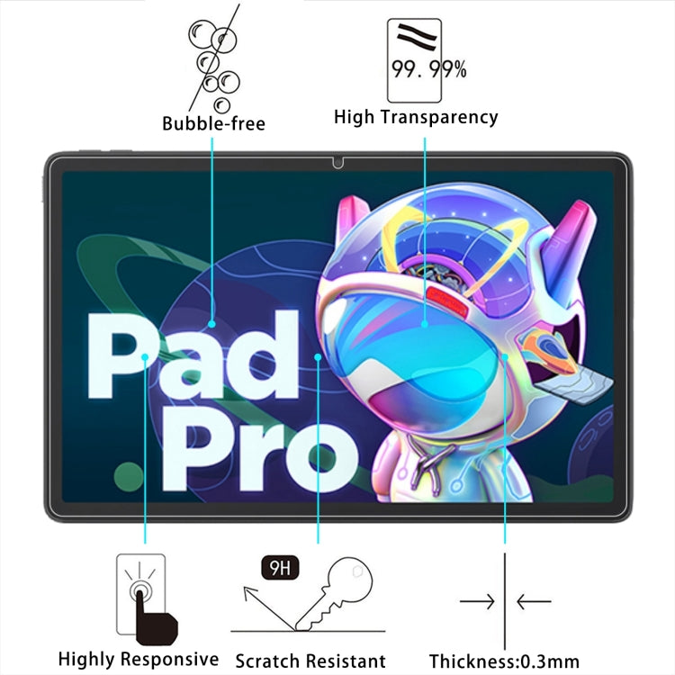 9H 0.3mm Explosion-proof Tempered Glass Film For Lenovo Pad Pro 2022 11.2 inch / Tab P11 Pro Gen 2 11.2