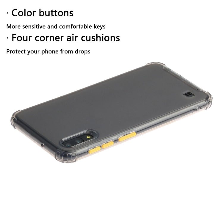 For Galaxy A10 Shockproof TPU Transparent Protective Case