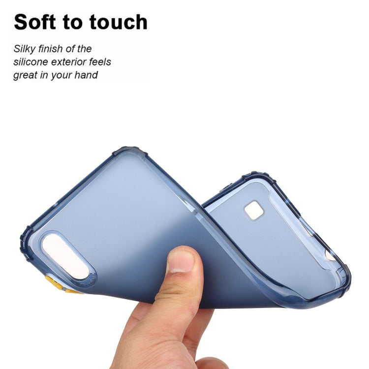 For Galaxy A10 Shockproof TPU Transparent Protective Case
