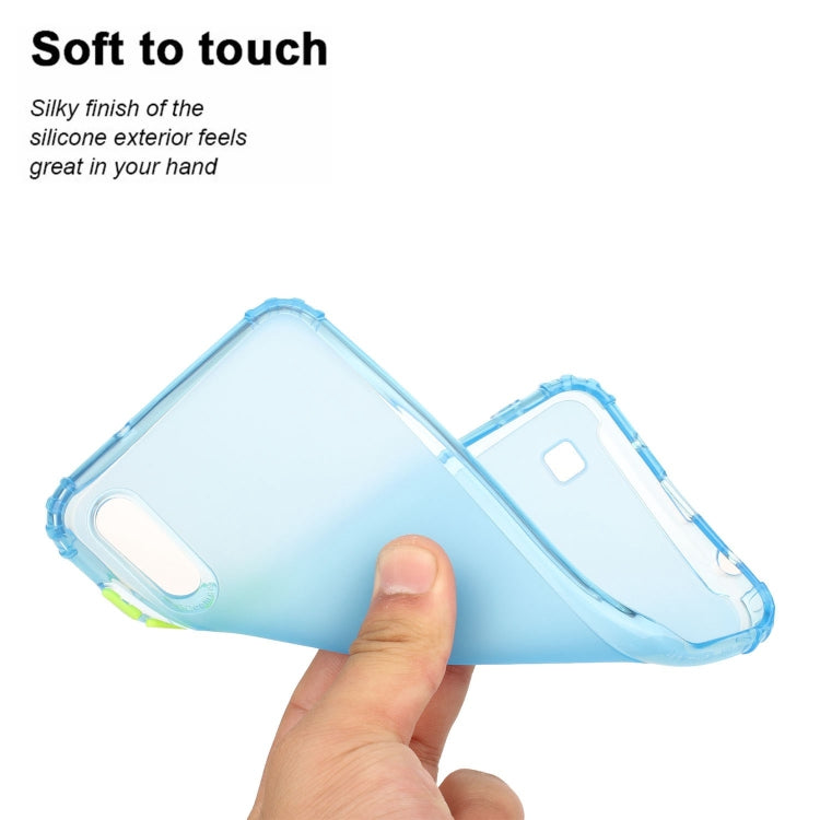 For Galaxy A10 Shockproof TPU Transparent Protective Case