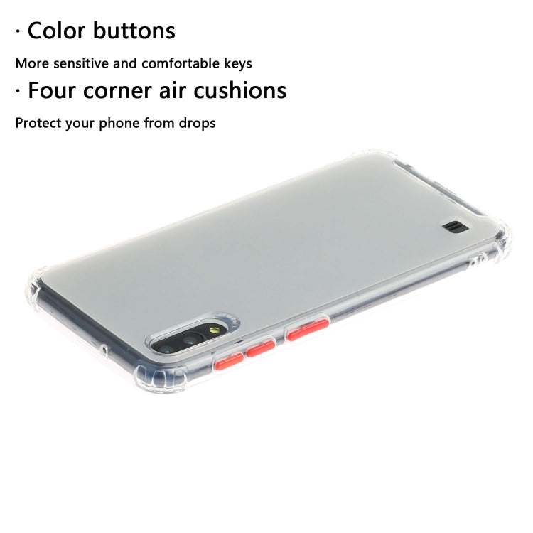 For Galaxy A10 Shockproof TPU Transparent Protective Case