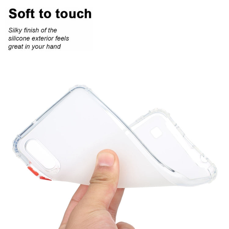 For Galaxy A10 Shockproof TPU Transparent Protective Case