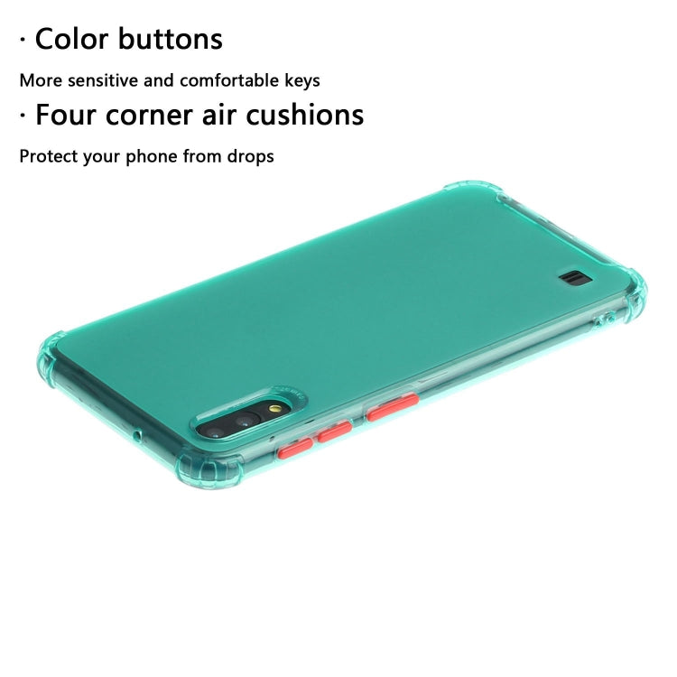 For Galaxy A10 Shockproof TPU Transparent Protective Case