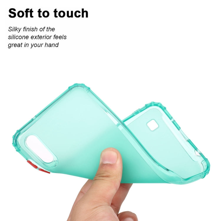 For Galaxy A10 Shockproof TPU Transparent Protective Case