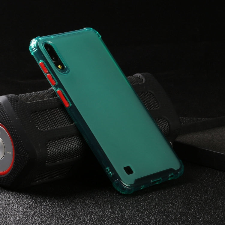 For Galaxy A10 Shockproof TPU Transparent Protective Case