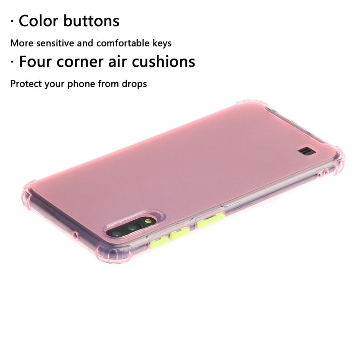 For Galaxy A10 Shockproof TPU Transparent Protective Case