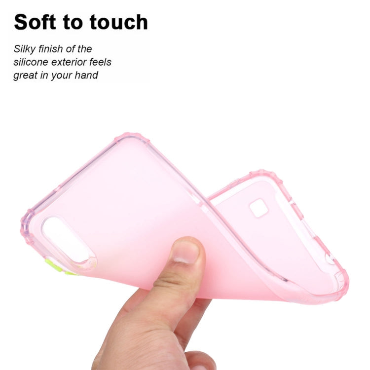 For Galaxy A10 Shockproof TPU Transparent Protective Case