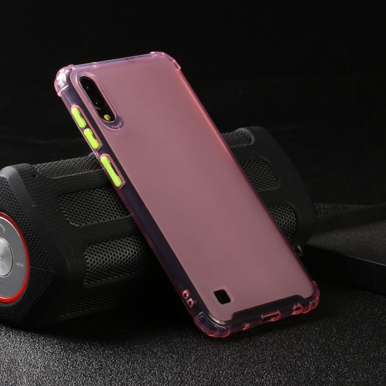 For Galaxy A10 Shockproof TPU Transparent Protective Case