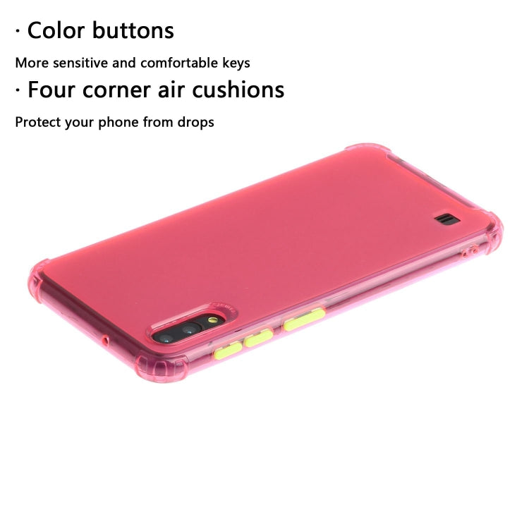 For Galaxy A10 Shockproof TPU Transparent Protective Case