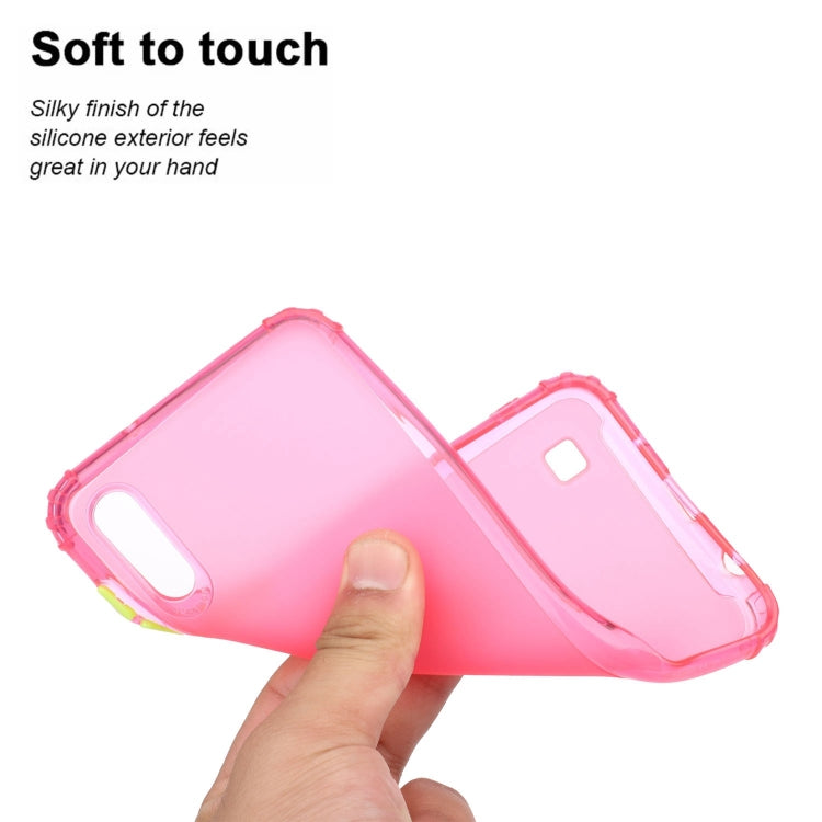 For Galaxy A10 Shockproof TPU Transparent Protective Case