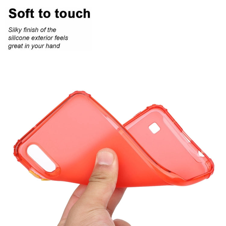 For Galaxy A10 Shockproof TPU Transparent Protective Case