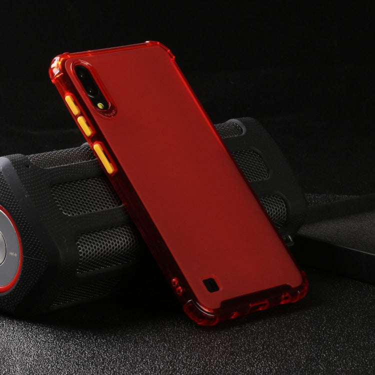 For Galaxy A10 Shockproof TPU Transparent Protective Case