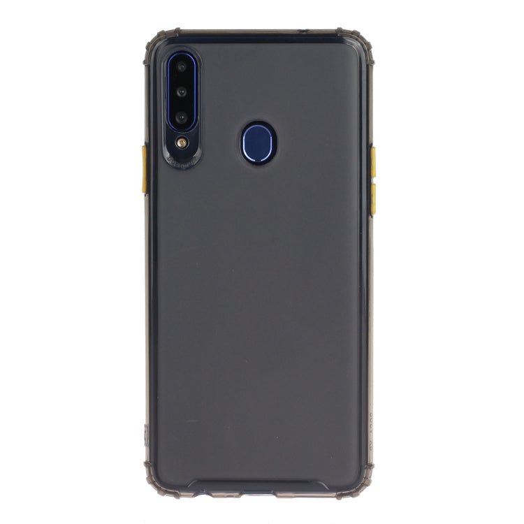 For Galaxy A20s Shockproof TPU Transparent Protective Case