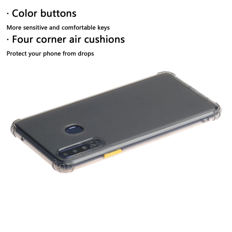 For Galaxy A20s Shockproof TPU Transparent Protective Case