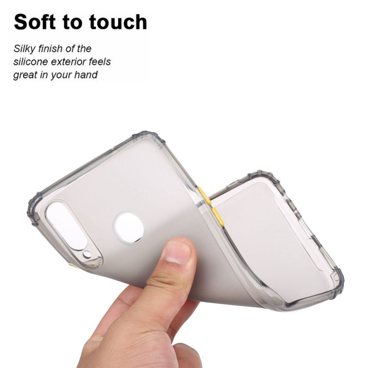 For Galaxy A20s Shockproof TPU Transparent Protective Case