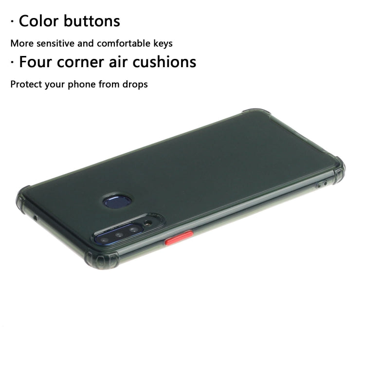 For Galaxy A20s Shockproof TPU Transparent Protective Case