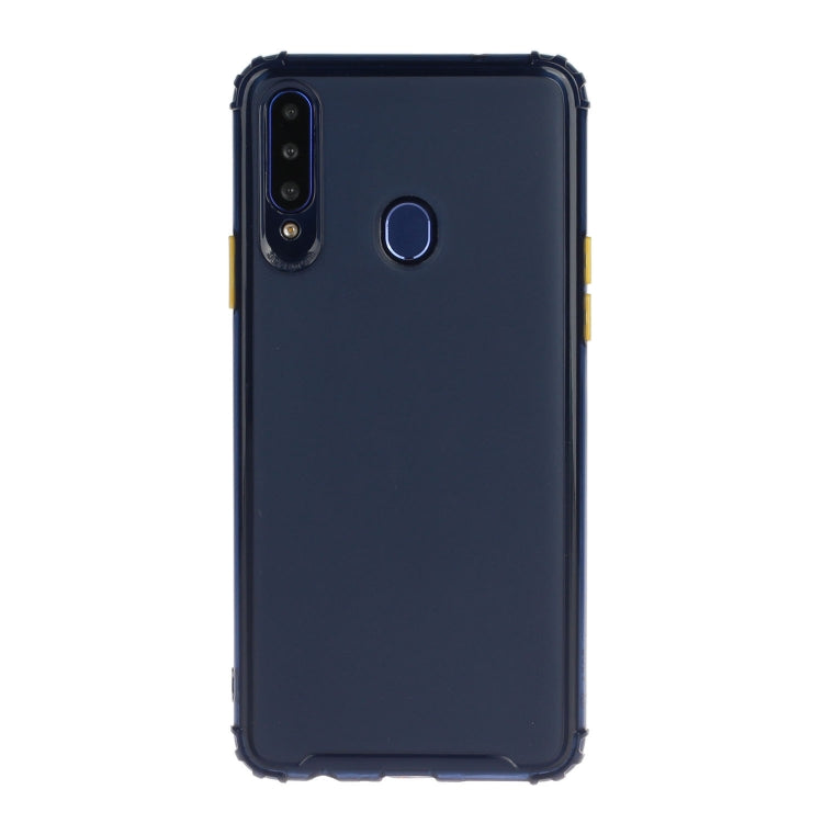 For Galaxy A20s Shockproof TPU Transparent Protective Case