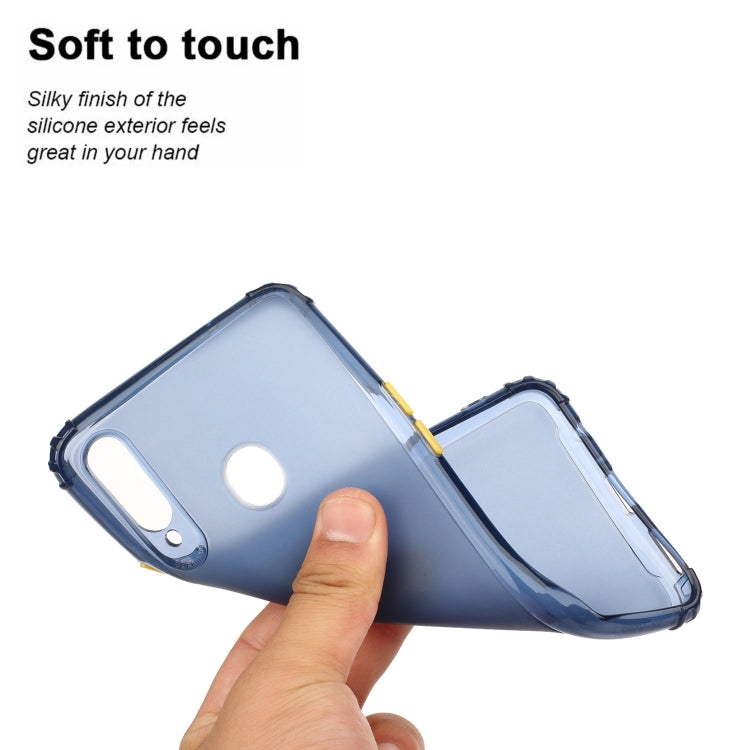 For Galaxy A20s Shockproof TPU Transparent Protective Case