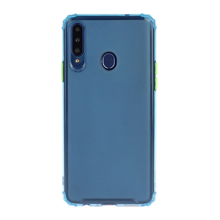 For Galaxy A20s Shockproof TPU Transparent Protective Case