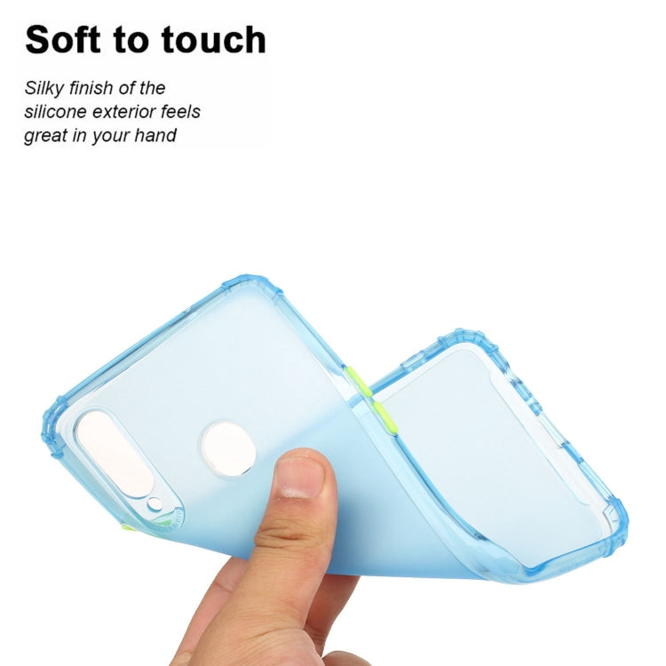 For Galaxy A20s Shockproof TPU Transparent Protective Case
