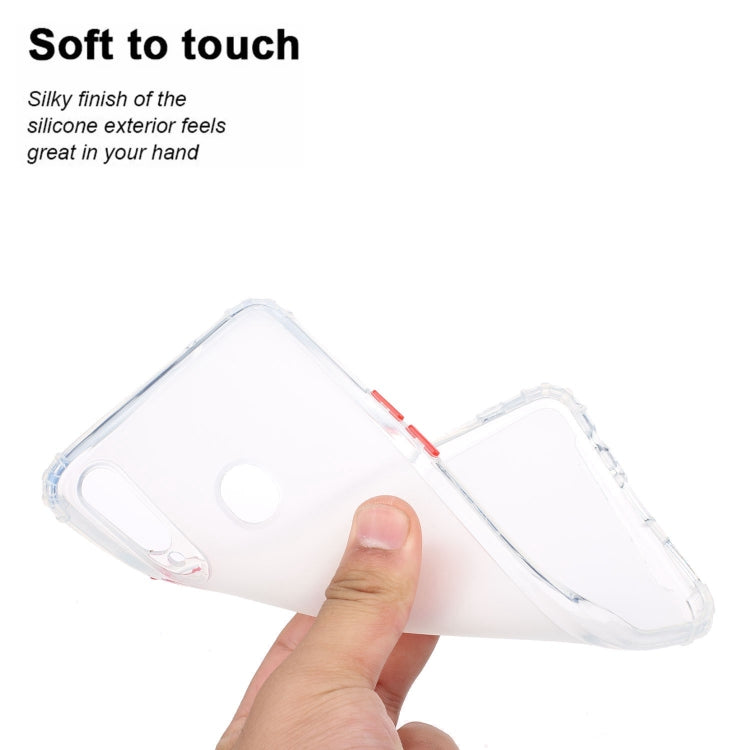 For Galaxy A20s Shockproof TPU Transparent Protective Case