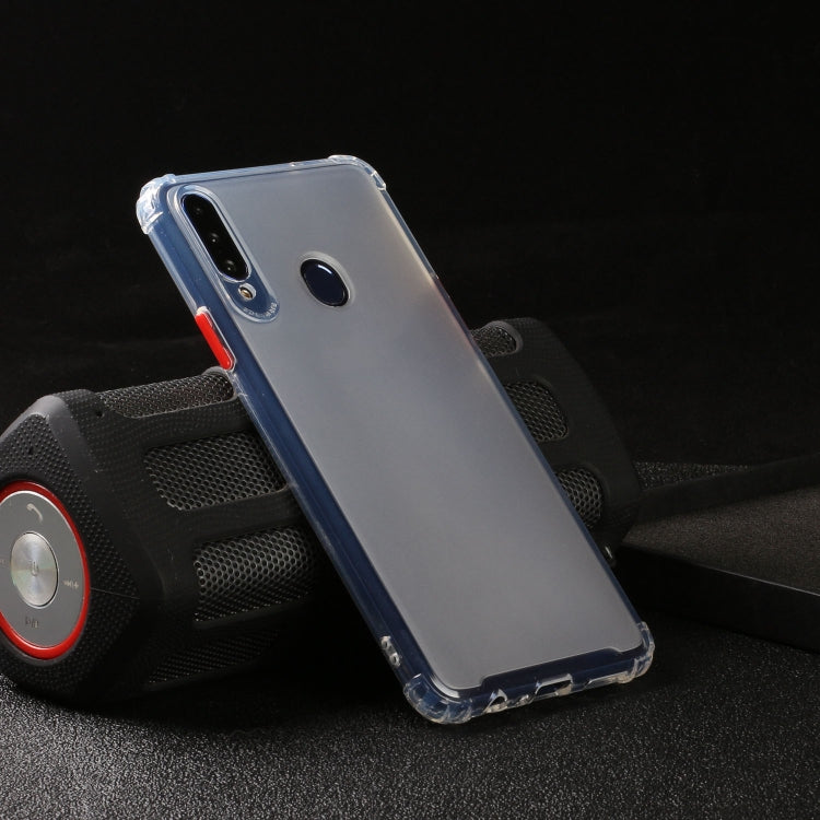 For Galaxy A20s Shockproof TPU Transparent Protective Case