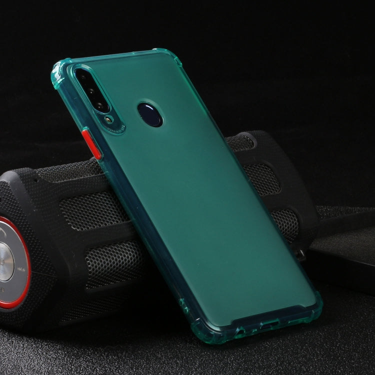 For Galaxy A20s Shockproof TPU Transparent Protective Case