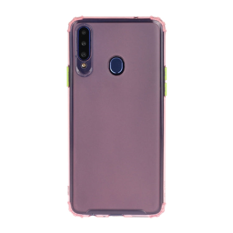 For Galaxy A20s Shockproof TPU Transparent Protective Case