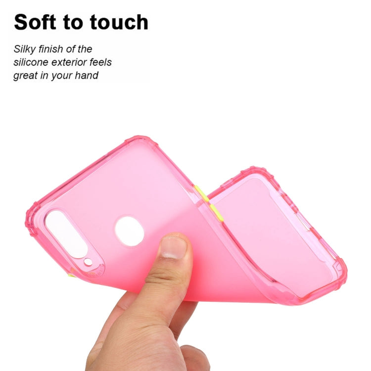 For Galaxy A20s Shockproof TPU Transparent Protective Case