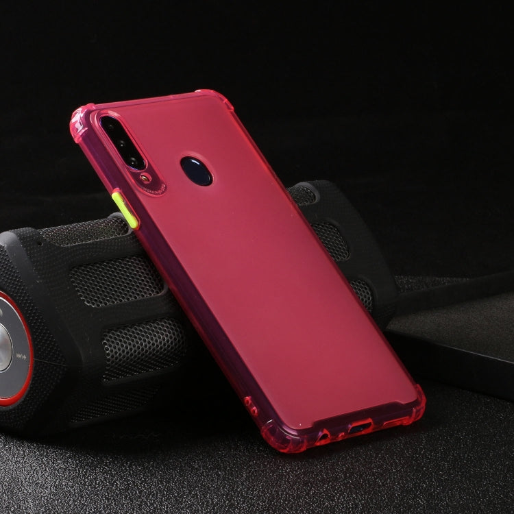 For Galaxy A20s Shockproof TPU Transparent Protective Case