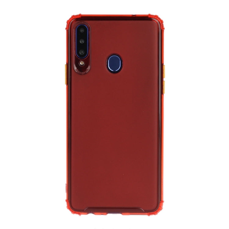 For Galaxy A20s Shockproof TPU Transparent Protective Case