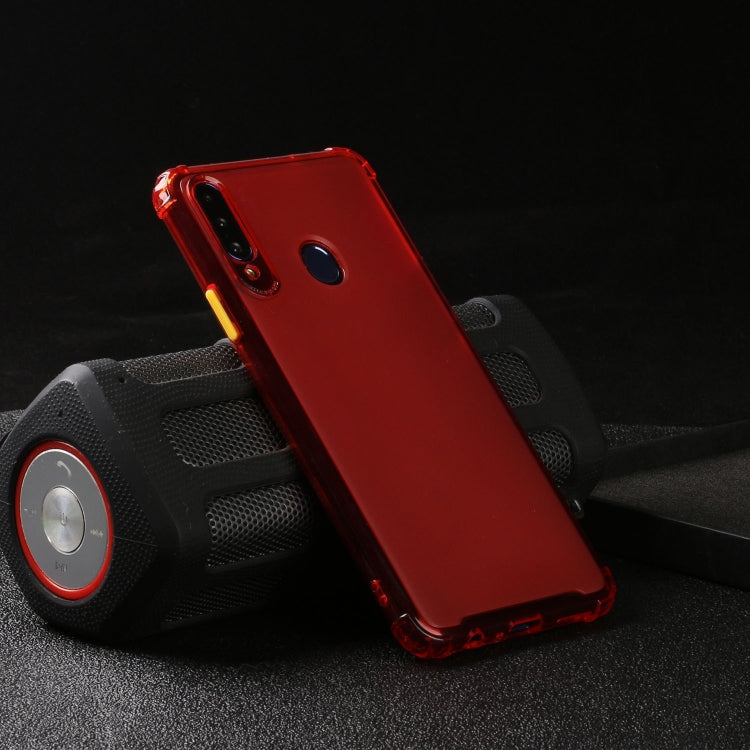 For Galaxy A20s Shockproof TPU Transparent Protective Case