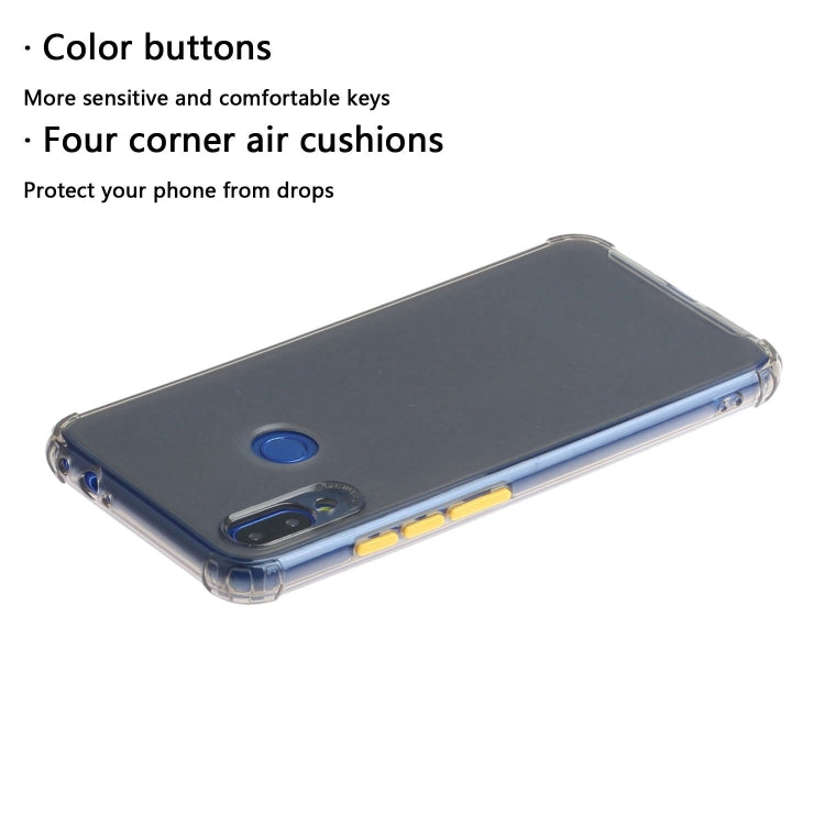 For Xiaomi Redmi Note 7 Shockproof TPU Transparent Protective Case