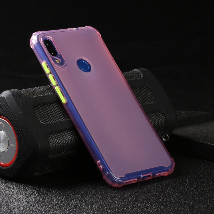 For Xiaomi Redmi Note 7 Shockproof TPU Transparent Protective Case