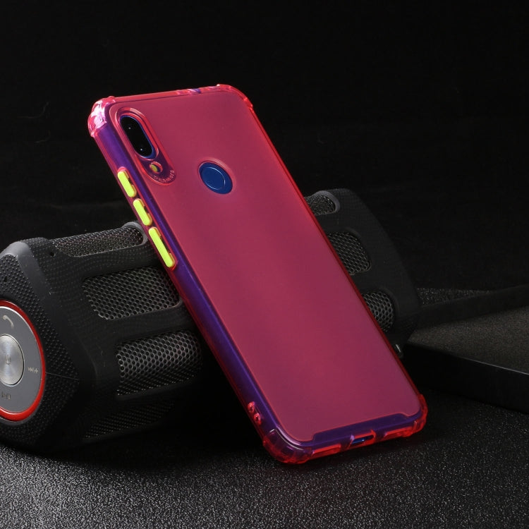 For Xiaomi Redmi Note 7 Shockproof TPU Transparent Protective Case