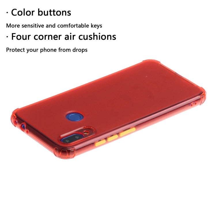 For Xiaomi Redmi Note 7 Shockproof TPU Transparent Protective Case