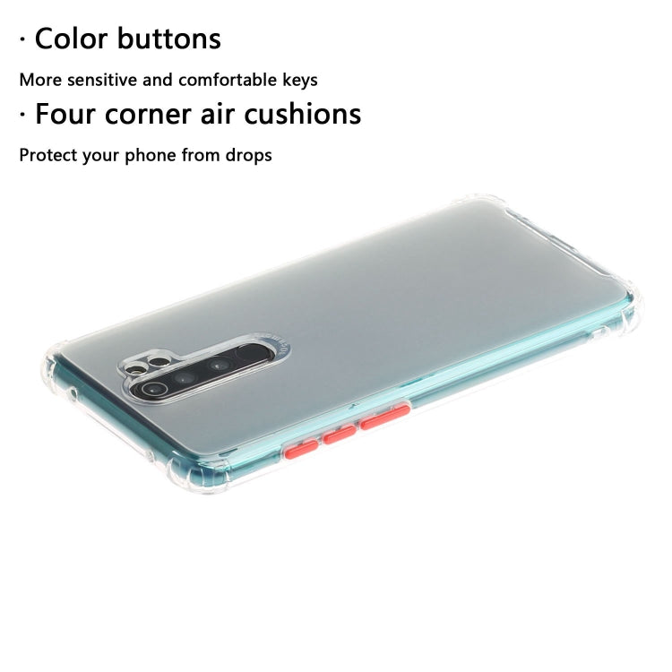 For Xiaomi Redmi Note 8 Pro Shockproof TPU Transparent Protective Case
