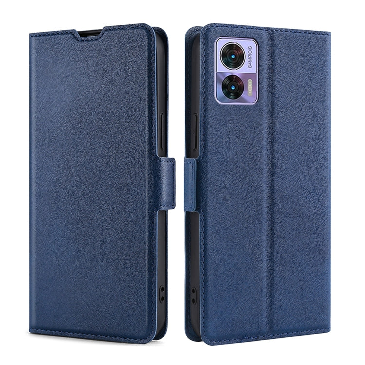For Motorola Edge 30 Neo Ultra-thin Voltage Side Buckle Horizontal Flip Leather Phone Case
