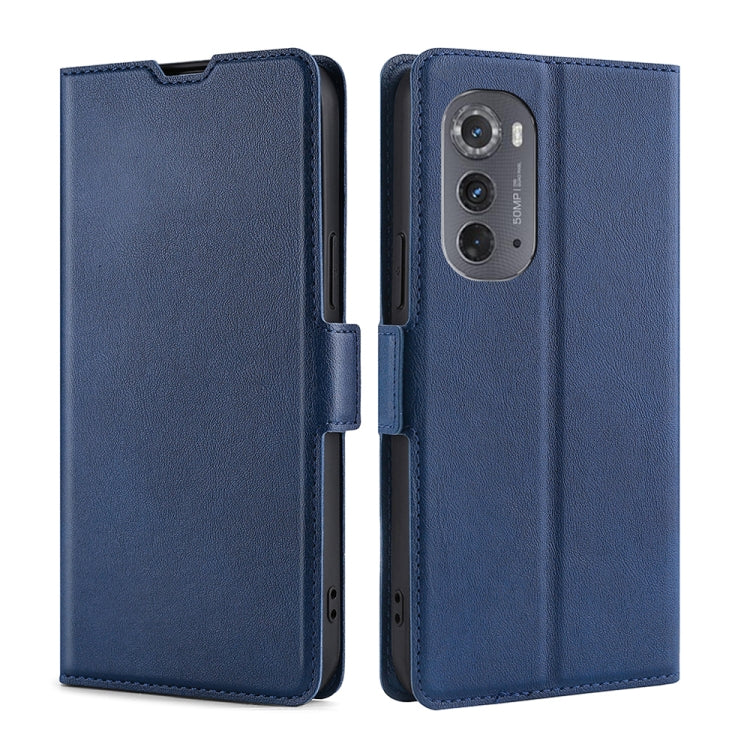 For Motorola Edge 2022 Ultra-thin Voltage Side Buckle Horizontal Flip Leather Phone Case
