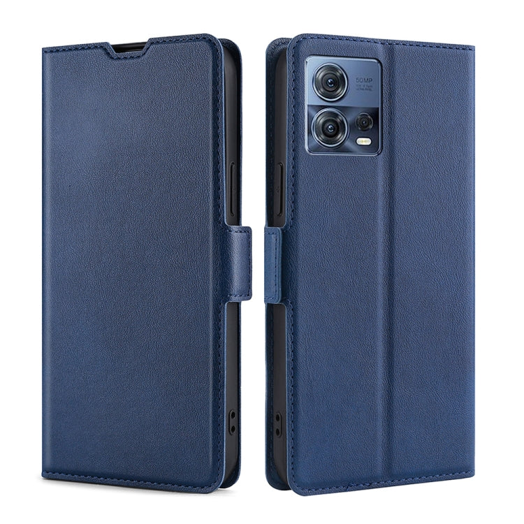 For Motorola Edge S30 Pro 5G/Edge 30 Fusion Ultra-thin Voltage Side Buckle Horizontal Flip Leather Phone Case