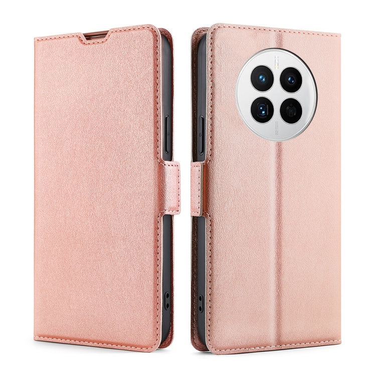 For Huawei Mate 50 Ultra-thin Voltage Side Buckle Horizontal Flip Leather Phone Case