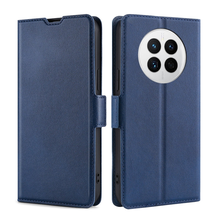 For Huawei Mate 50 Ultra-thin Voltage Side Buckle Horizontal Flip Leather Phone Case